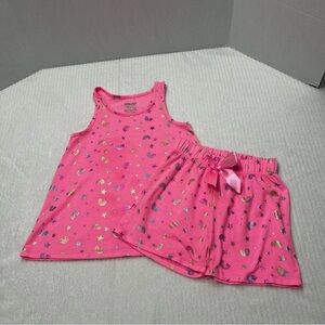 Sleep On It Pink Pajama Set with Fun Patterns